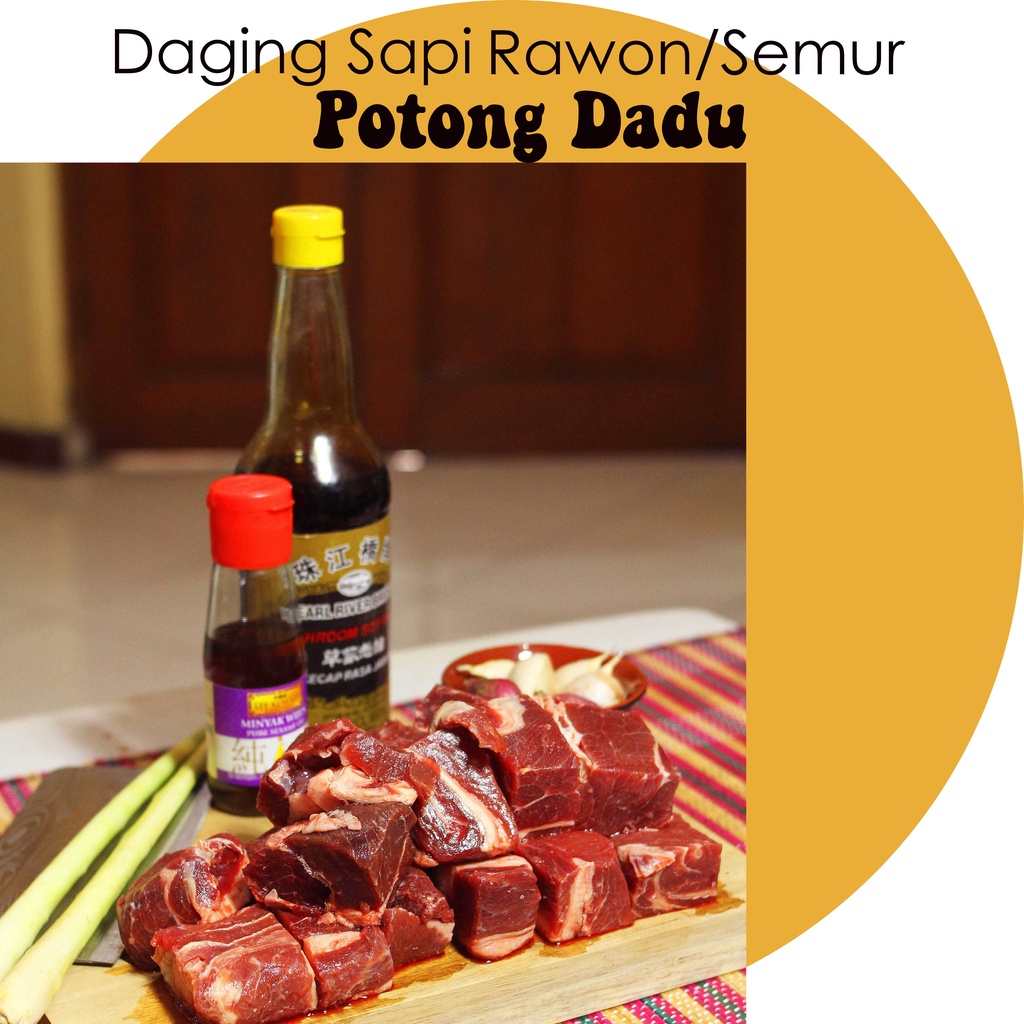 

Daging Sapi Untuk Rawon/Semur Potong Dadu 500 gram