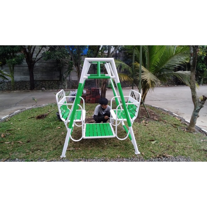 ayunan bangku 80cm ayunan besi bisa anak dan dewasa free