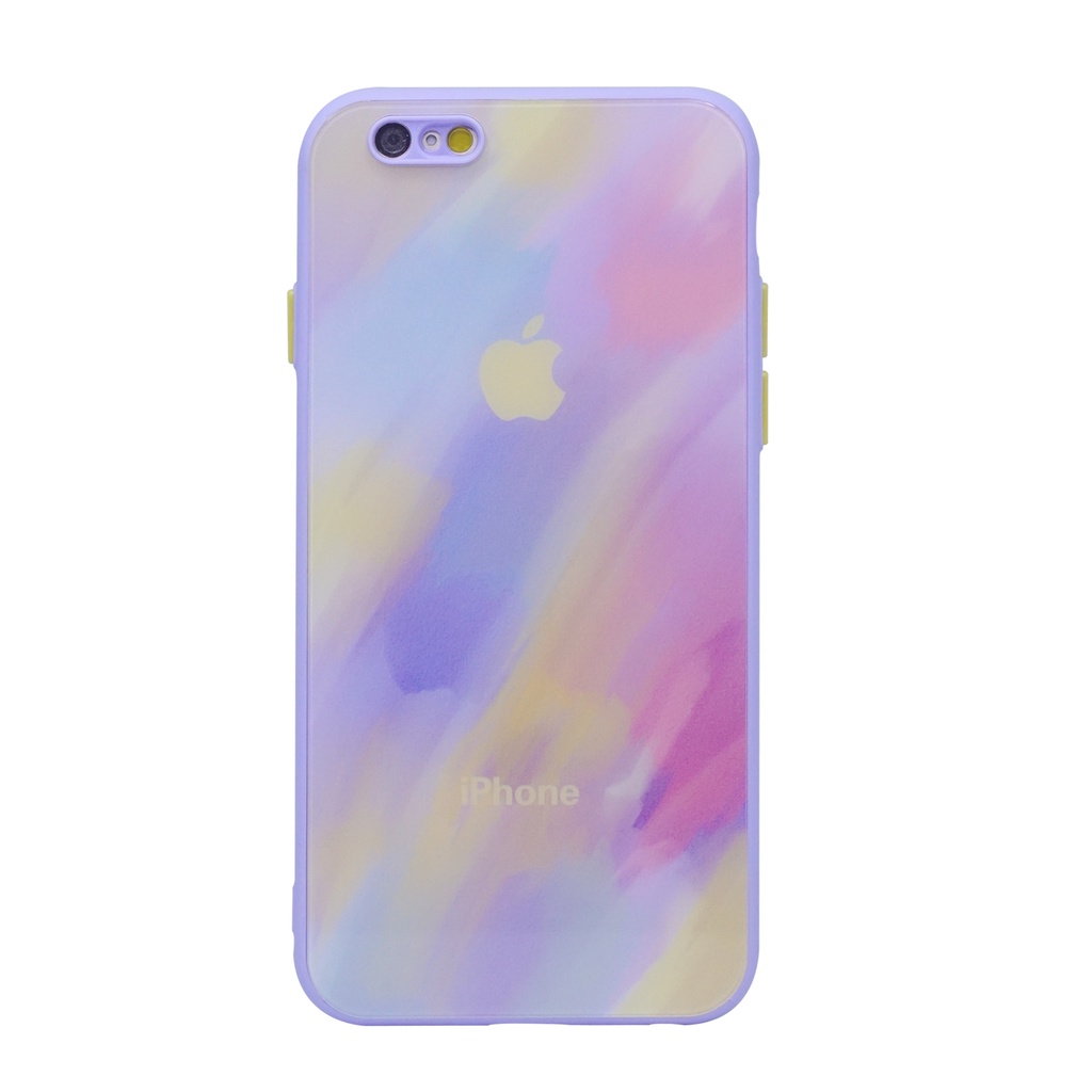 MallCasing - Casing Realme C21Y/ C25Y | Realme C31 4G | Realme C35 | Realme 9i 4G Glass Case Rainbow Candy