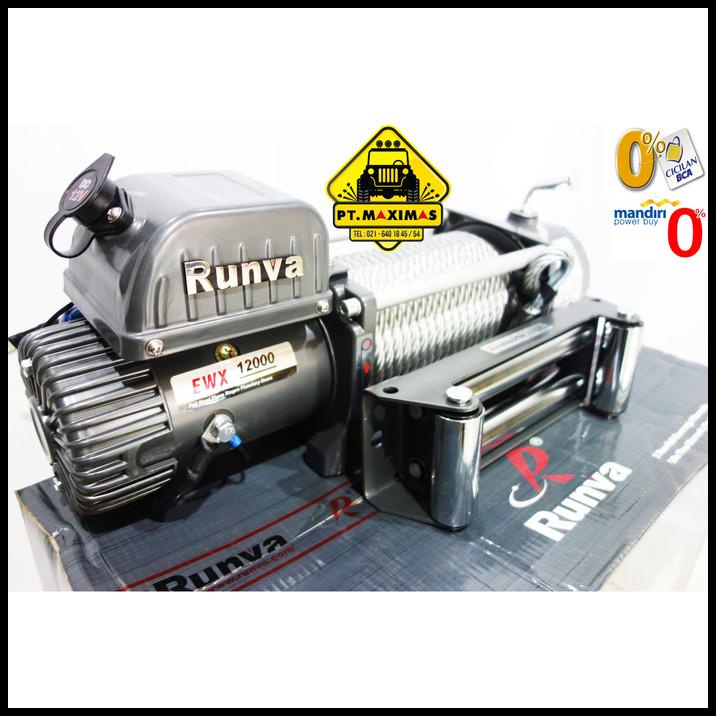 Runva Electric Winch Ewx-12000 / 12.0X Kapasitas 5,4 Ton