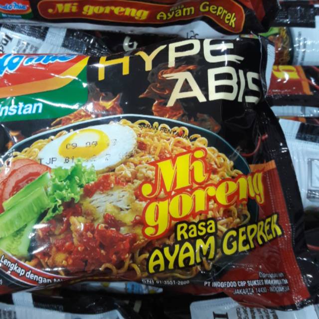 

Indomie Goreng Hype Abis Rasa Ayam Geprek FREE BUBBLE WRAP