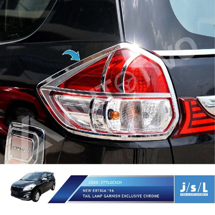 Aksesoris Fariasi Tambahan Mobil New Suzuki Ertiga Garnis Lampu Belakang Tail Lamp Garnish Exclusive