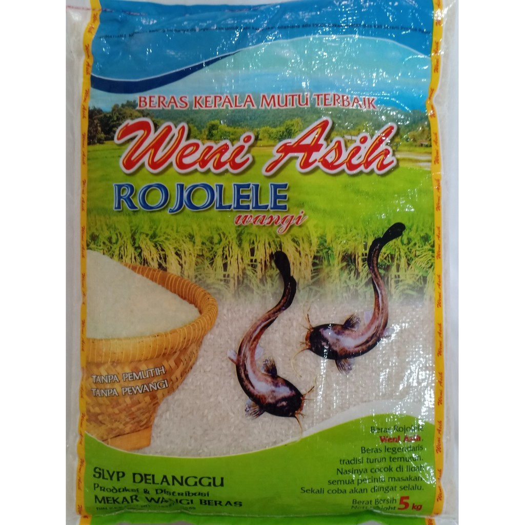 

Beras Rojolele Wangi 5 kg Weni Asih