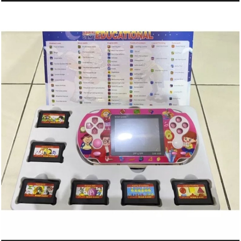 Gameboy portable PVP  EDUCATIONAL BELAJAR SAMBIL BERMAIN