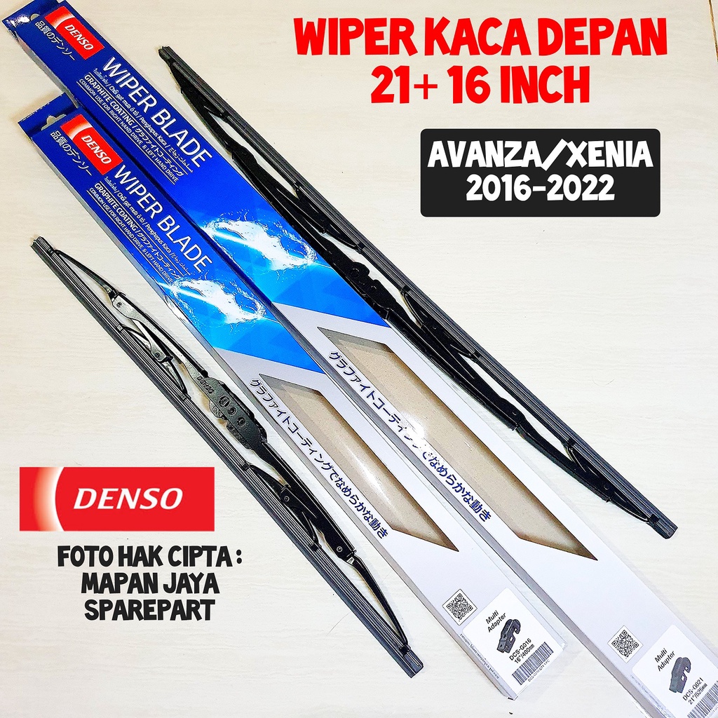 WIPER KACA DEPAN AVANZA GRAND NEW XENIA GREAT 2016 2022 ORI DENSO