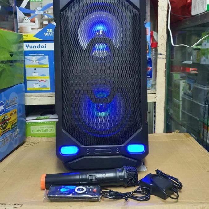 PAKET Speaker Bluetooth Multimedia Advance K 6 D + Bonus Mic Premium WIRELES MANTAP