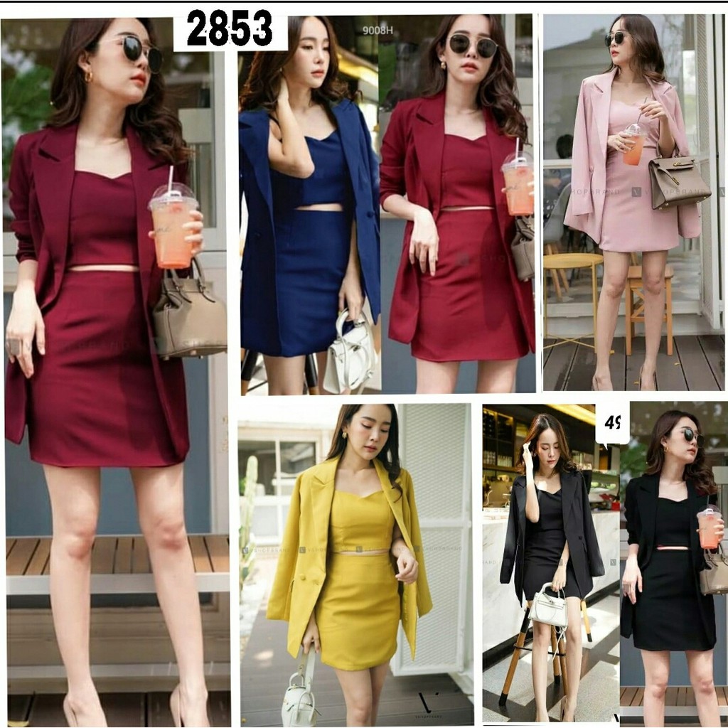 fi 3in1 set rok 2853 2warna fashion import
