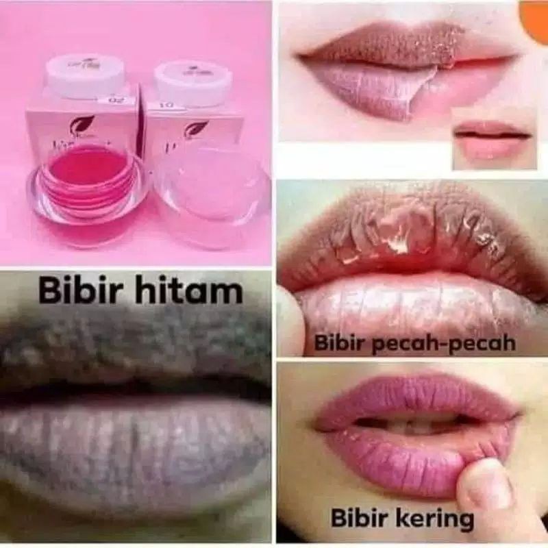 Lip Care SR12 Pencerah Bibir Alami - Lip Balm Pelembab Bibir Kering - Lip Serum Vitamin Bibir