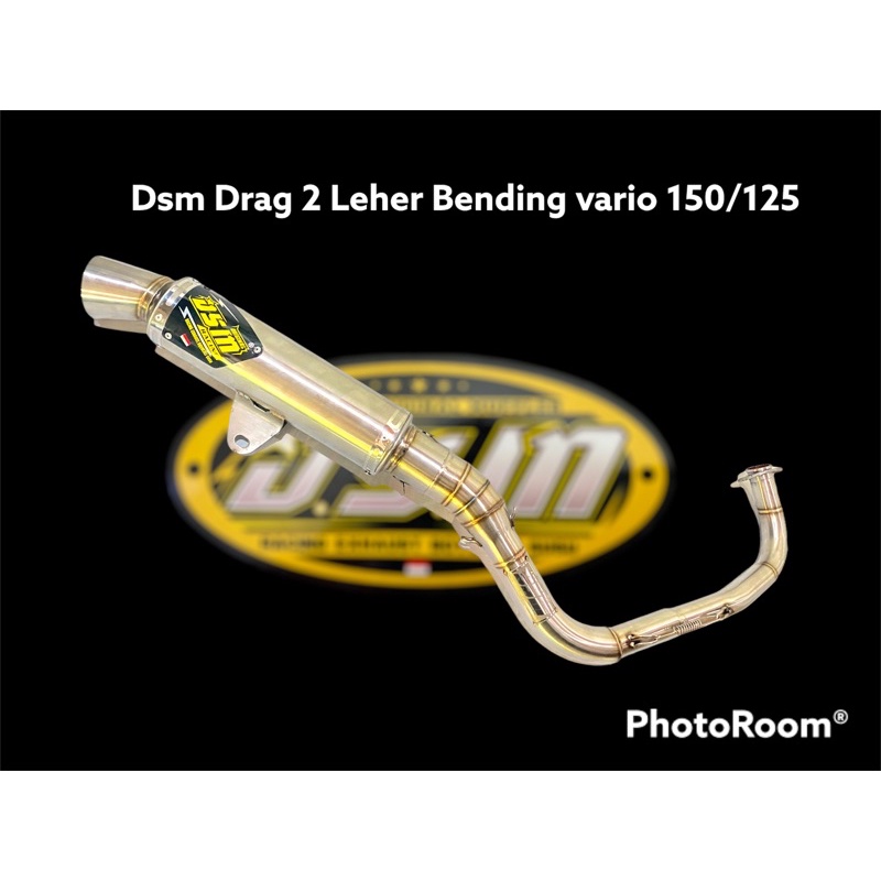 Knalpot Dsm drag Leher bending vario 150 vario 125