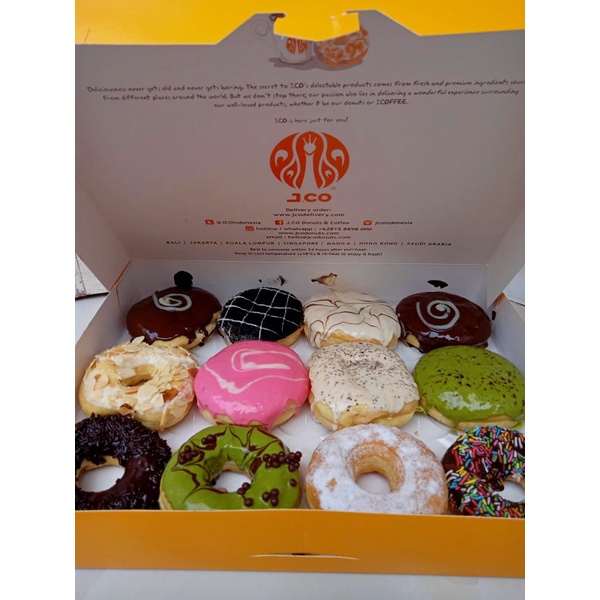 

J.Co Donut ORIGINAL 1 Dozen Besar 1 Lusin