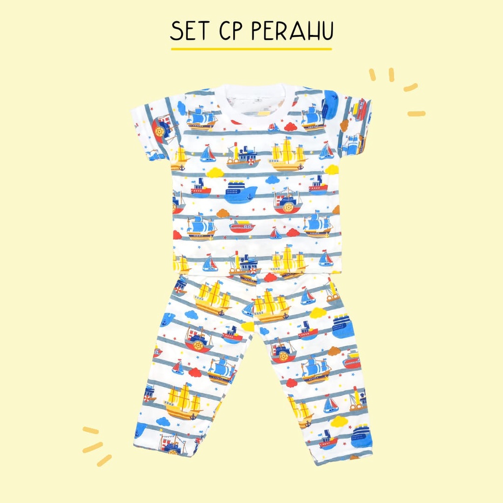 BabynKids - Setelan CP Anak Unisex / Setelan Anak Celana Panjang / Setelan Anak Motif Gambar Karakter / Setelan Anak laki laki / Setelan Anak Perempuan