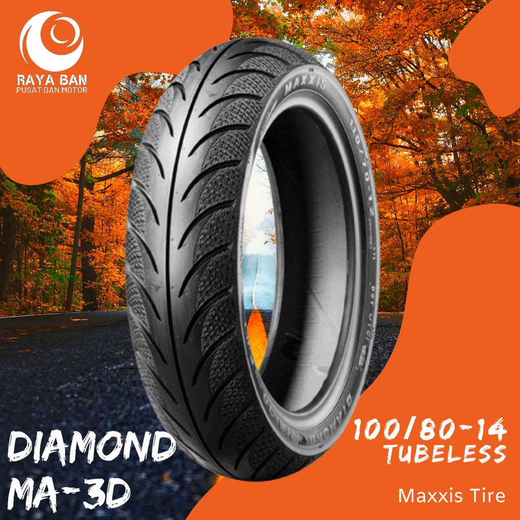 Ban Motor Maxxis Diamond 100/80-14 TL