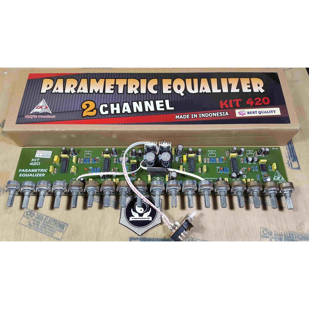 KIT PARAMETRIK EQUALIZER STEREO 2 CHANNEL Shopee Indonesia