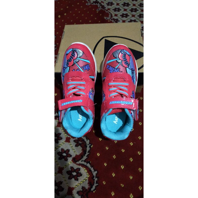 SEPATU ANAK CEWE AERO STREET PINK SIZE 31