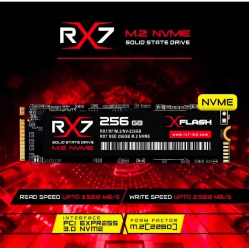 SSD M2 NVME 256GB RX7