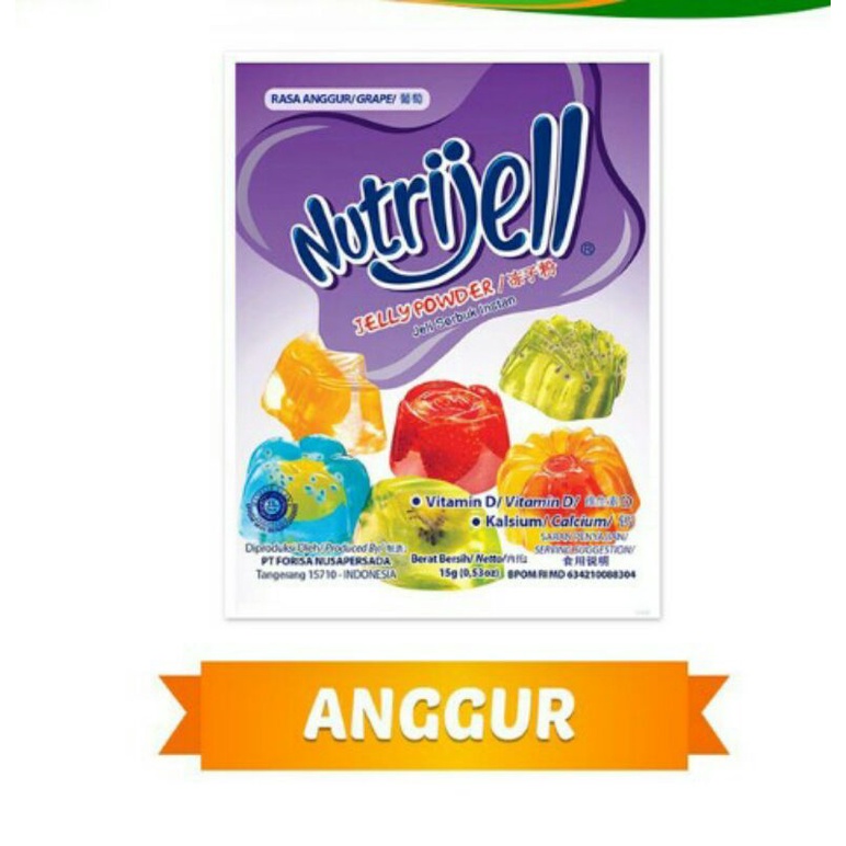 

Nutrijell Jelly Powder Grape 15g