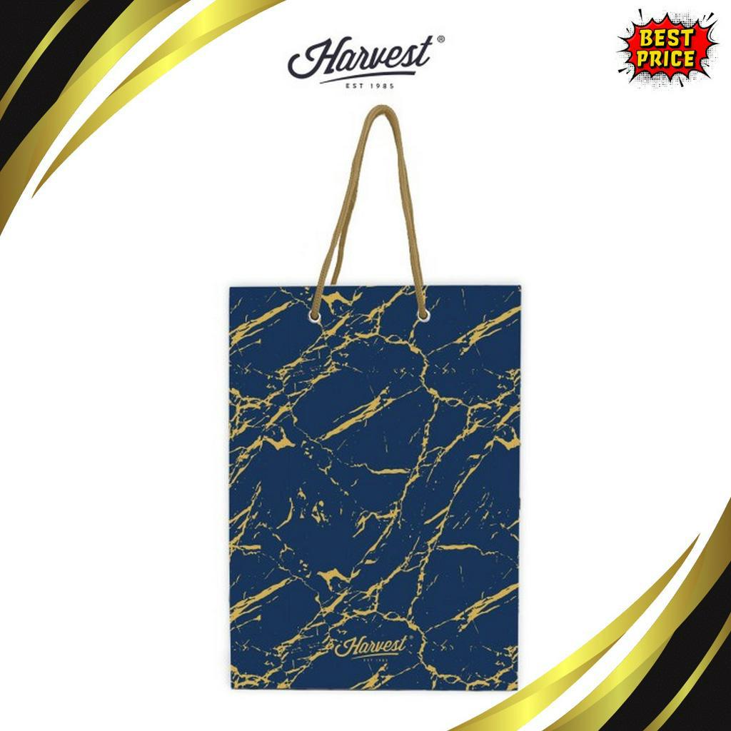 

BURUAN ORDER GAN Paper Bag Harvest L Sugar Pop Navy Marble