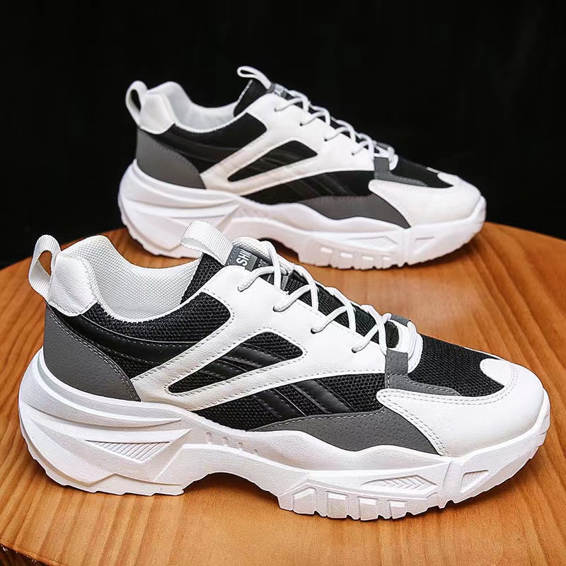 Sneakers Sepatu Pria Trendy Sepatu Cowok Tali Viral Original Import Keren Bagus Nyaman Dipakai Harga Murah