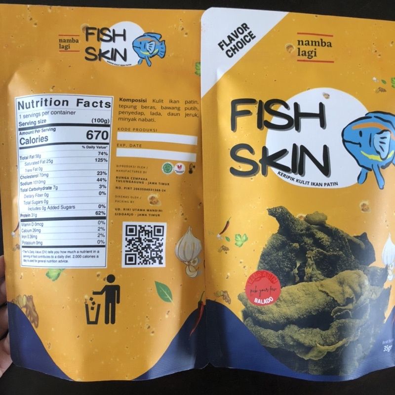 

Fish Skin Snack Kekinian