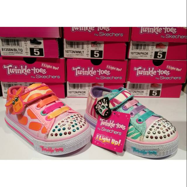 Sketcher Anak Original Skechers Lampu Baby Skechers Twinkle Toes