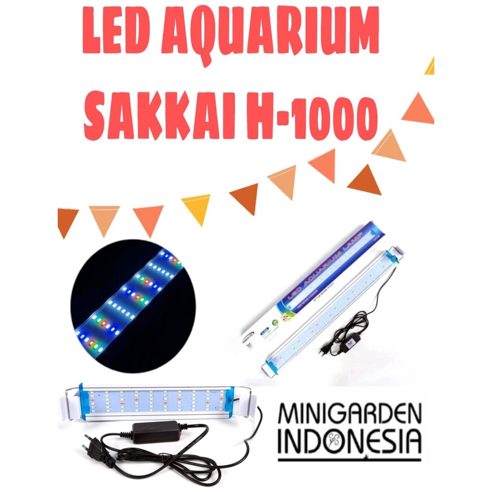 SAKKAI PRO H-1000 36W 100CM LAMPU LED AQUARIUM TOP AQUASCAPE GANTUNG