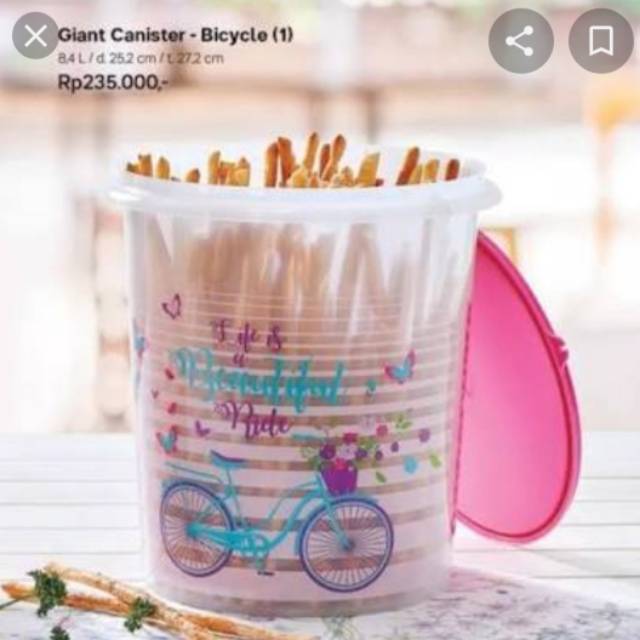 Giant canister bicycle