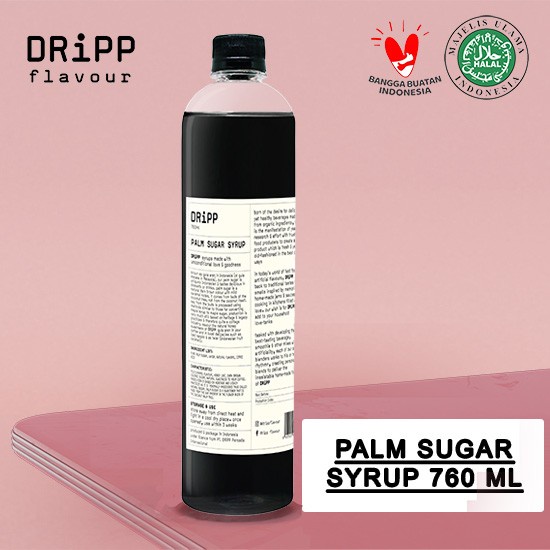 

Sirup Gula Aren DRiPP Syrup, Sirup Palm Sugar Enak 760ml DRiPP flavour