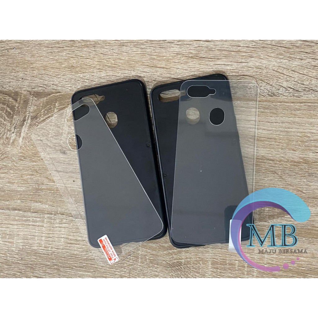 Softcase tempered glass Back Case Glass Case Polos Case Mentahan Kaca MB123