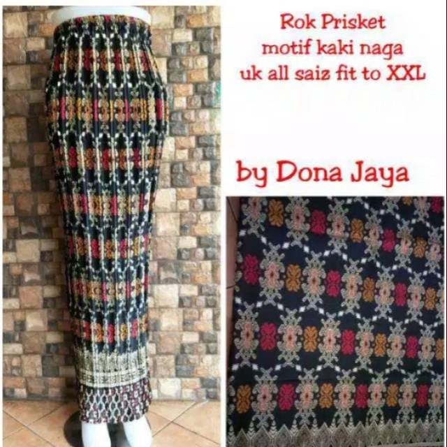 ROK PRISKED BATIK BAHAN KATUN - BAWAHAN KEBAYA - ROK KEBAYA