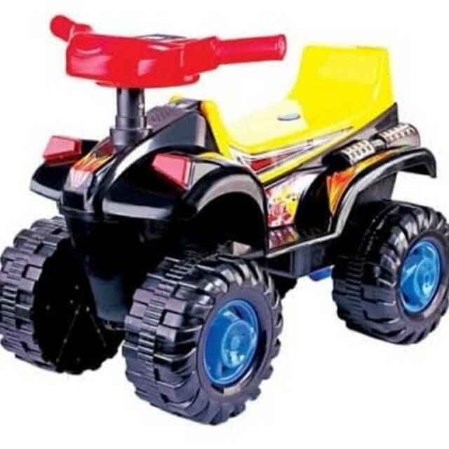 mainan anak-anak mobil ATV dorong ada musik