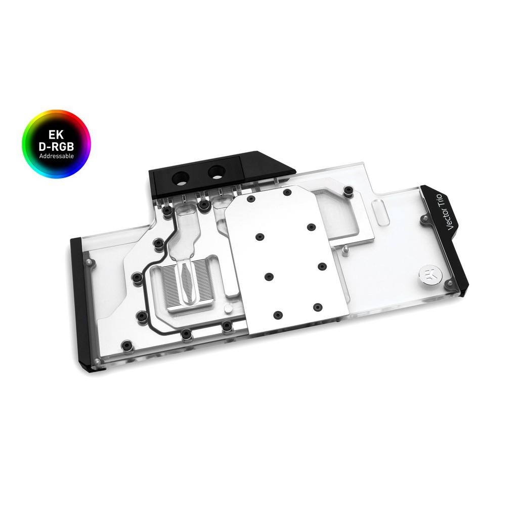 EKWB EK Quantum Vector Trio RTX 2080 D-RGB - Nickel Plexi + BACKPLATE