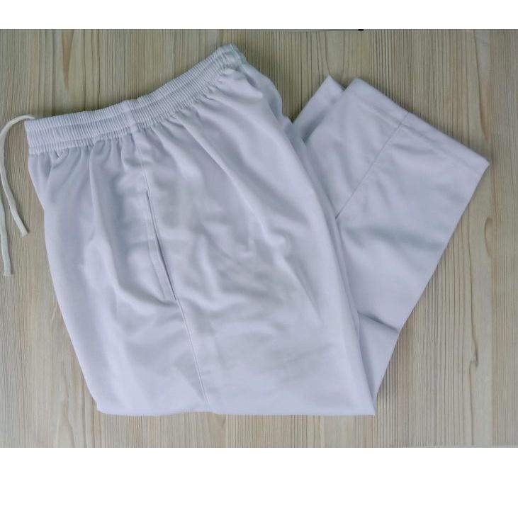 Serbuuuu.. Celana training putih polos pria/wanita