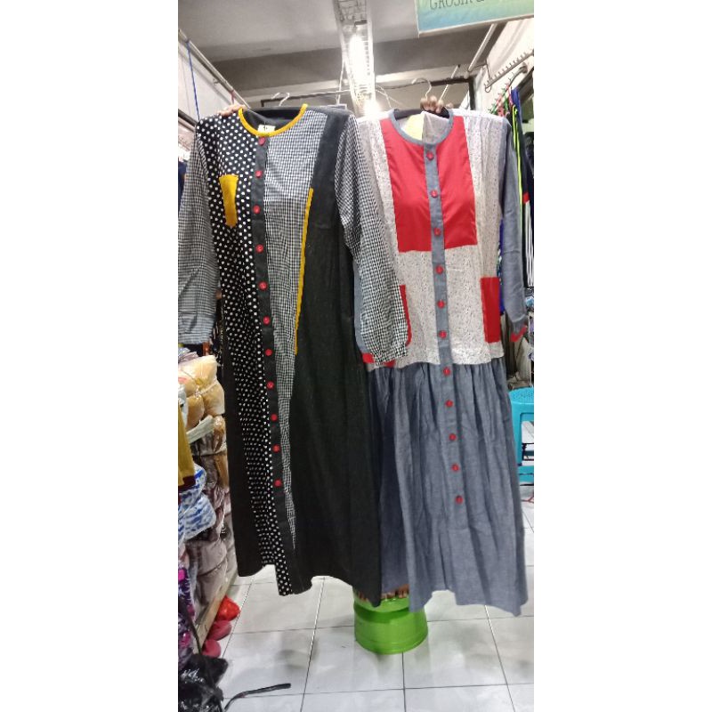 GAMIS SYAINA  BY SEMUT IMPORT
