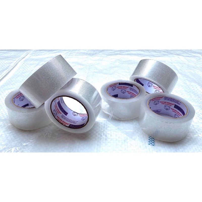 

LAKBAN BENING SAFARI BRAND 48MM X 100 YARD KUALITAS BAGUS ANTI PUTUS