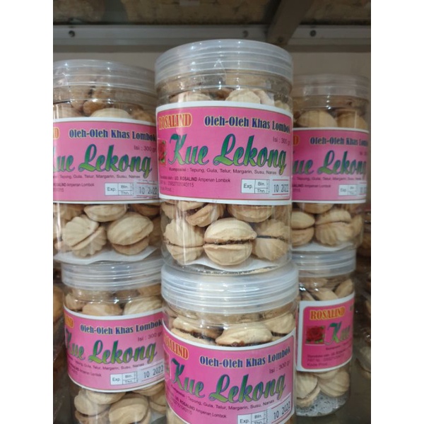 

Kue Lekong toples. cemilan