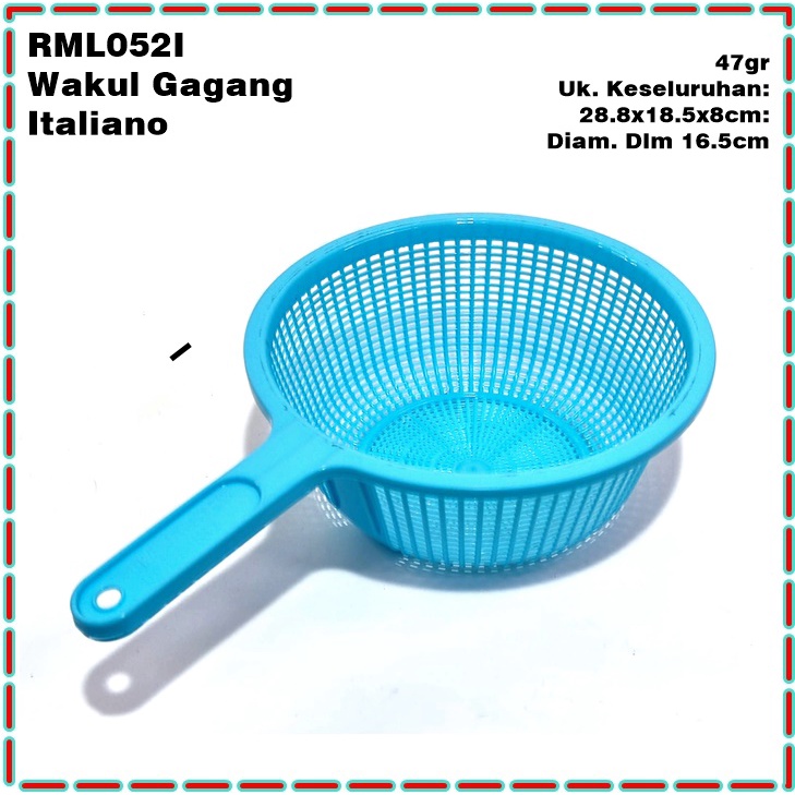 RML052I Wakul/Drainer/Saringan Lubang Gagang Italiano