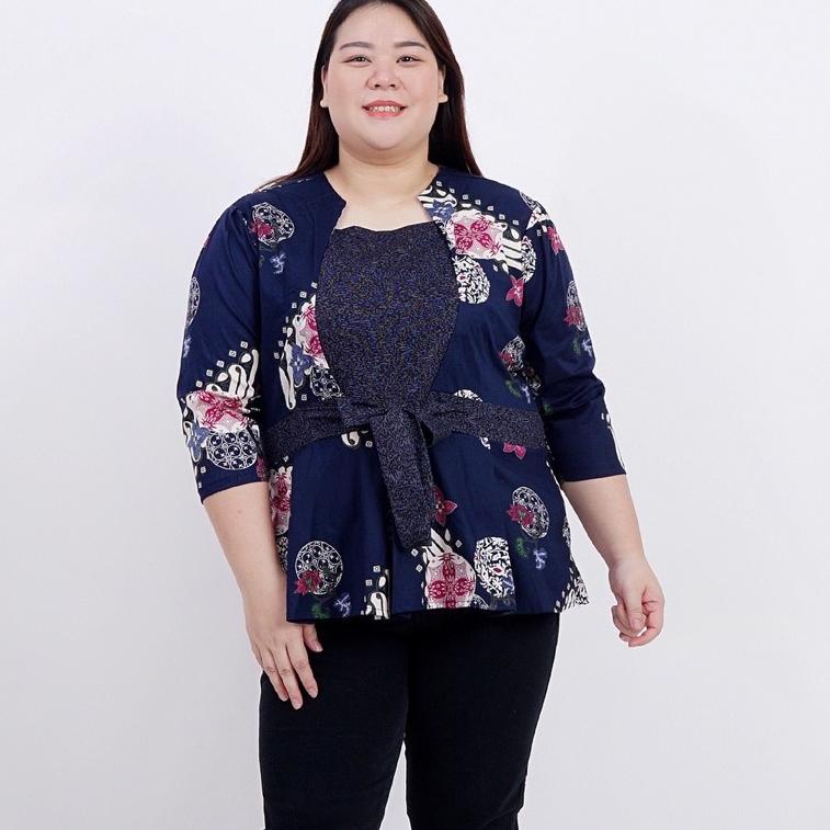 La31au22х • BAJU BLOUSE ATASAN  BATIK WANITA JUMBO BIG SIZE LD 120cm XXL XXXL BLUS 311 BAJU IBU HAMI