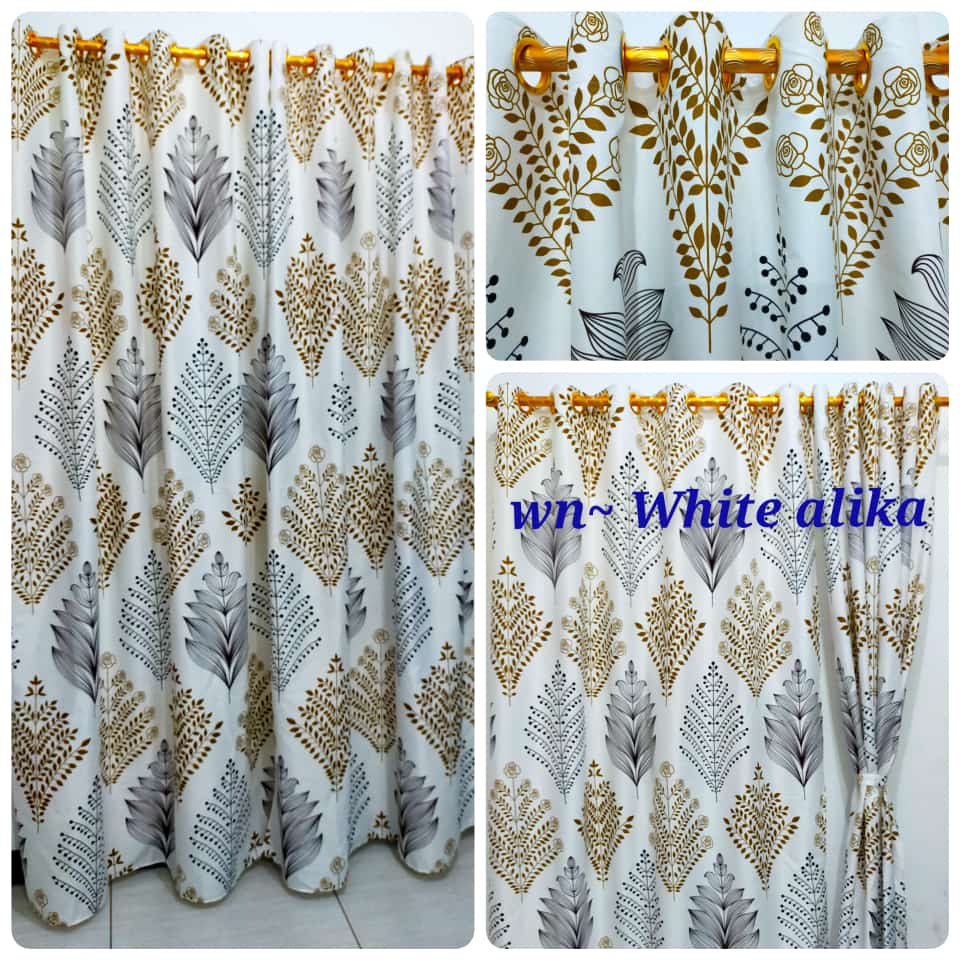 MOTIF BARU STOK READY!!! REAL PICT Grosir Gorden 12 Ring Murah Tirai Pintu Hordeng Homemade jahitan kuat