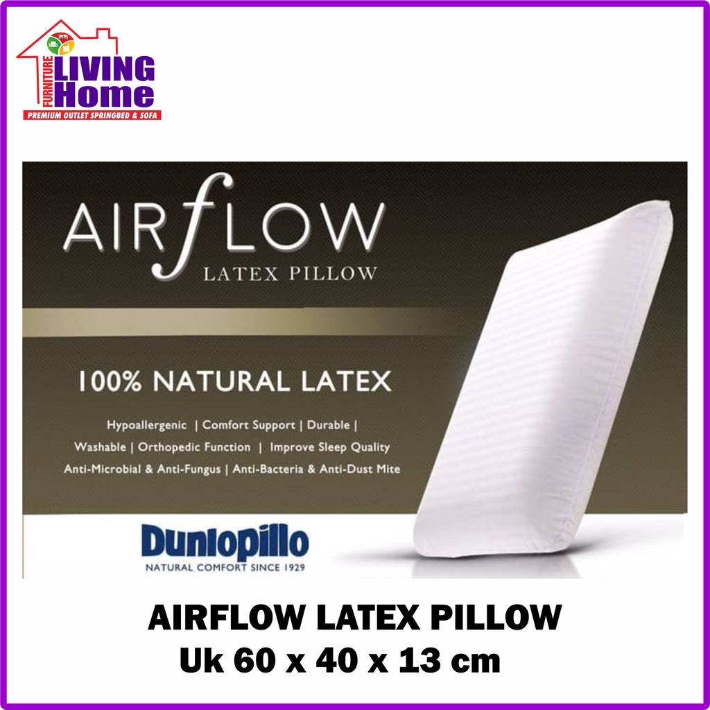 Bantal Latex Dunlopillo AIRFLOW NATURAL LATEX