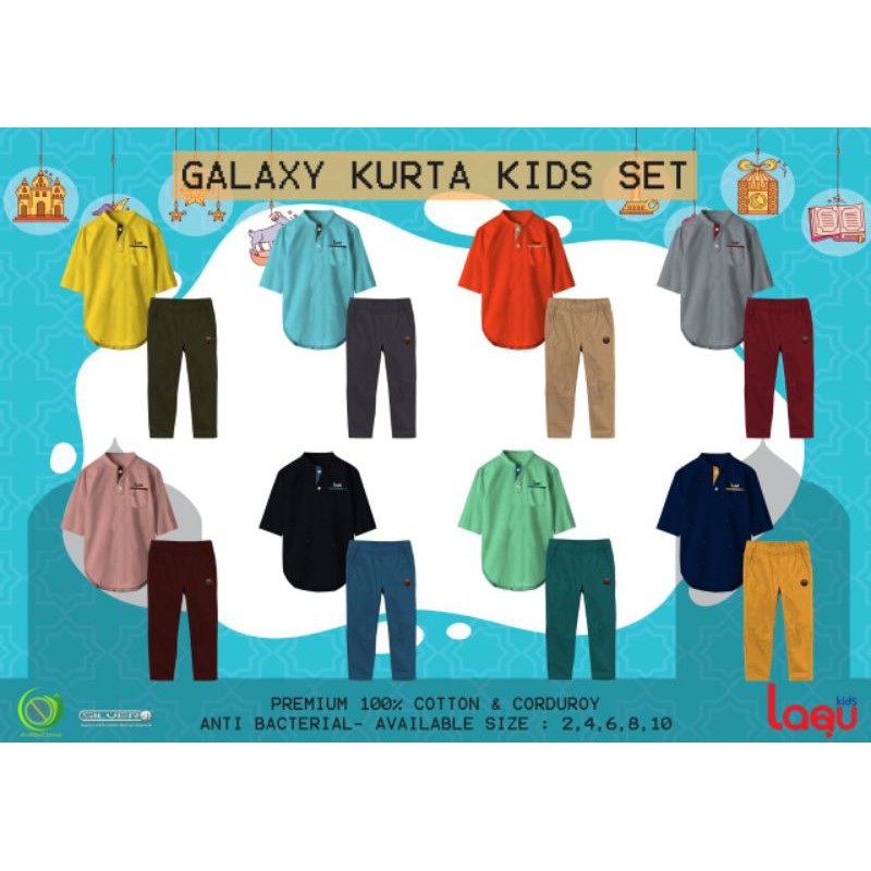 Kurta Galaxy By Laqu Kids