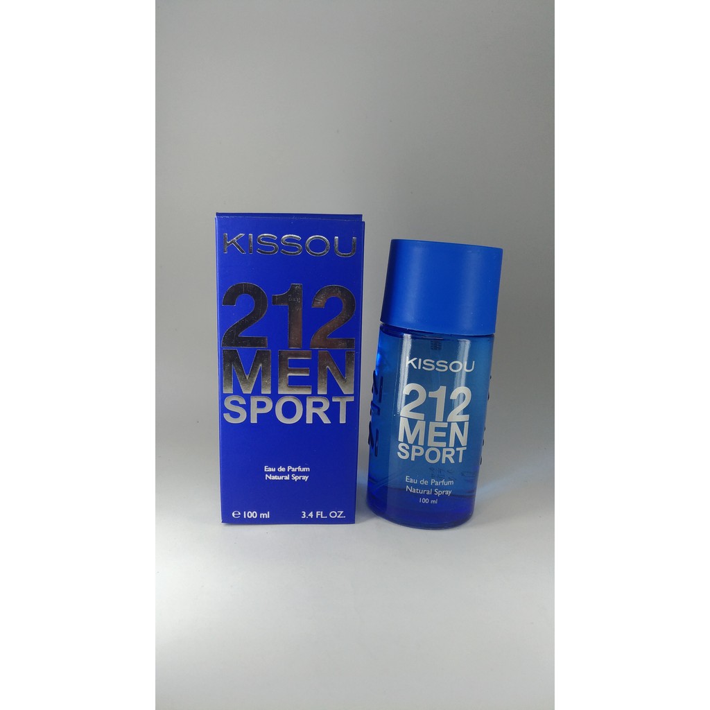 Parfum pria original Kissou - 212 men sport - isi 100ml