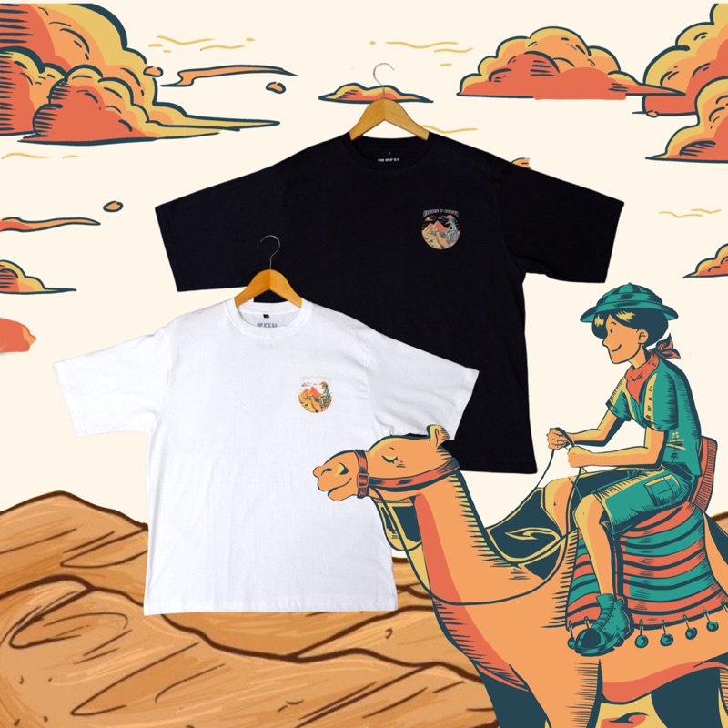 teenhug camel black or white tee