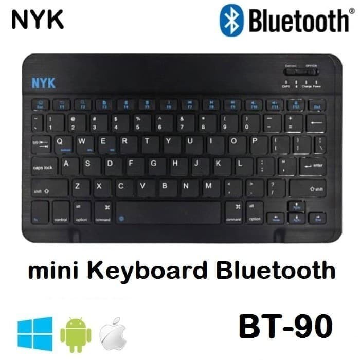 Keyboard Mini Bluetooth BT-90 / keyboard nyk mini bt 90/keyboard bluetooth mini/ keyboard bluetooth