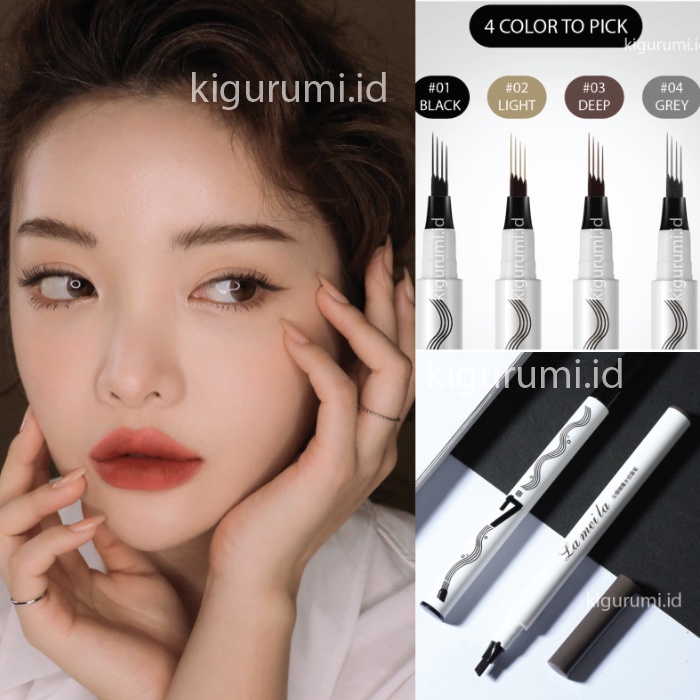 LAMEILA Eyebrow Pen Four-Claw Waterproof Eye Brow Tint Fork Tip LA121 2020