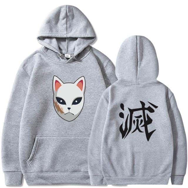 Sweater Anime DEMON SLAYER Oblong / Hoodie SABITO Jumper Pria Wanita Size S M L XL XXL XXXL