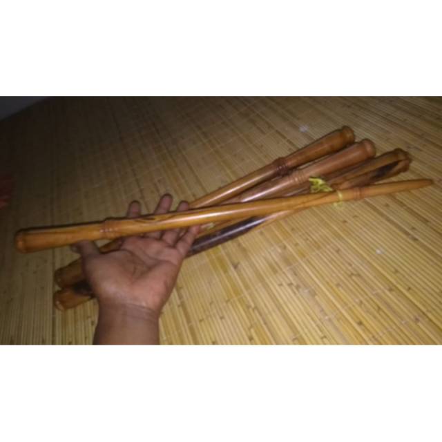Tongkat komando Kayu Gaharu Buaya/gaharu ramin asli original termurah