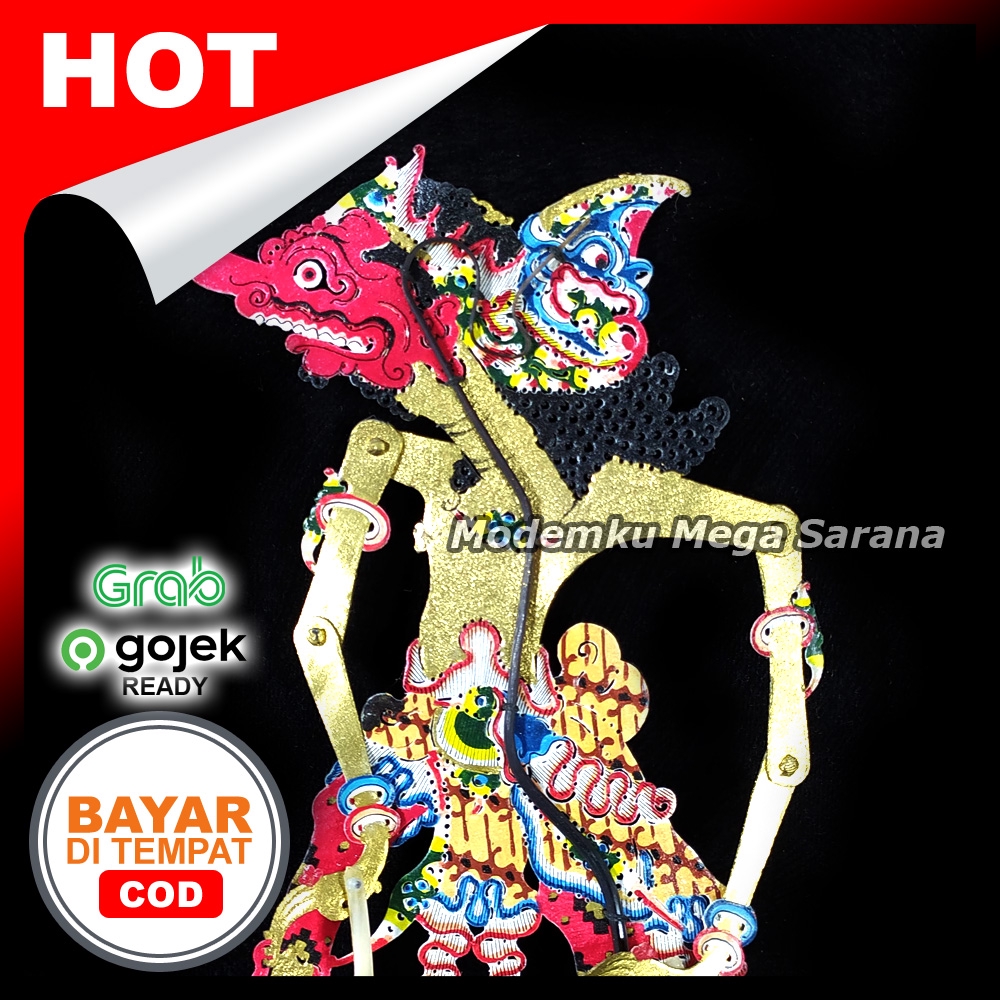 Miniatur Wayang Kulit Dursasana Caperan Mini Super