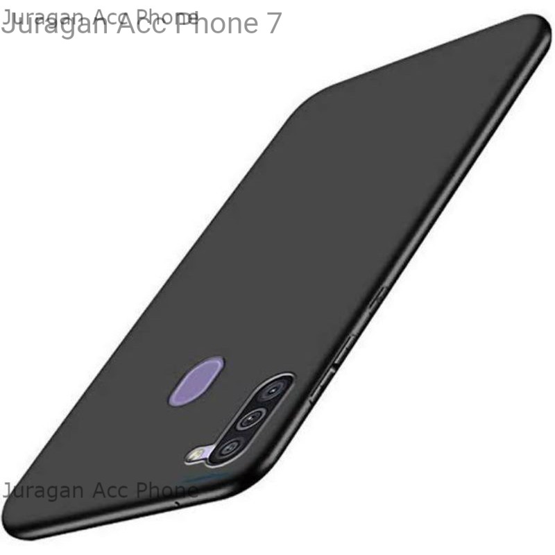 Soft Case Blackmatte Samsung Galaxy M11 Casing Silikon  Black Matte Hitam Samsung Galaxy M11 Origina