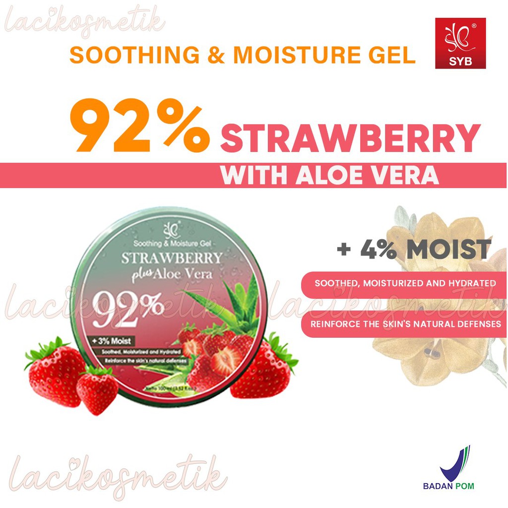 ✨LACIKOSME✨ NEW SYB SOOTHING PLUS STRAWBERRY