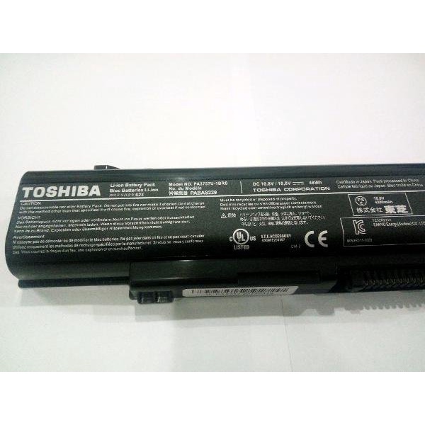 Baterai Original Toshiba Qosmio F60 F750 F755 T751 T851 PA3757-1BRS